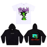 ALIEN PUNK T-SHIRT + WE EXIST HOODIE